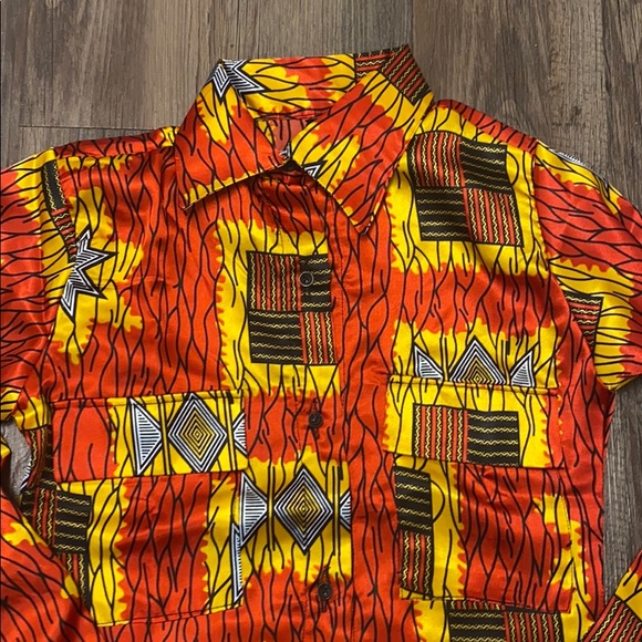 Button up With Matching Mask - Picture 2 of 4